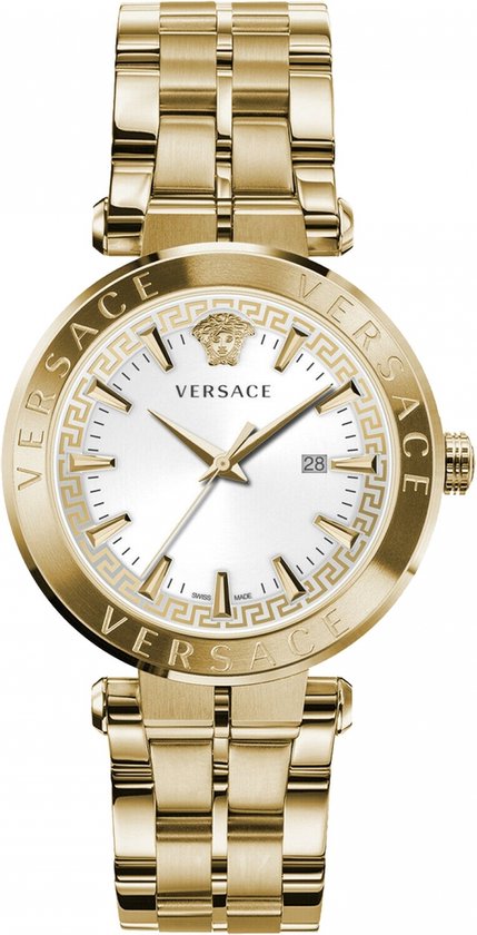 Versace VE2G00521 horloge mannen - Roestvrij Staal - goud