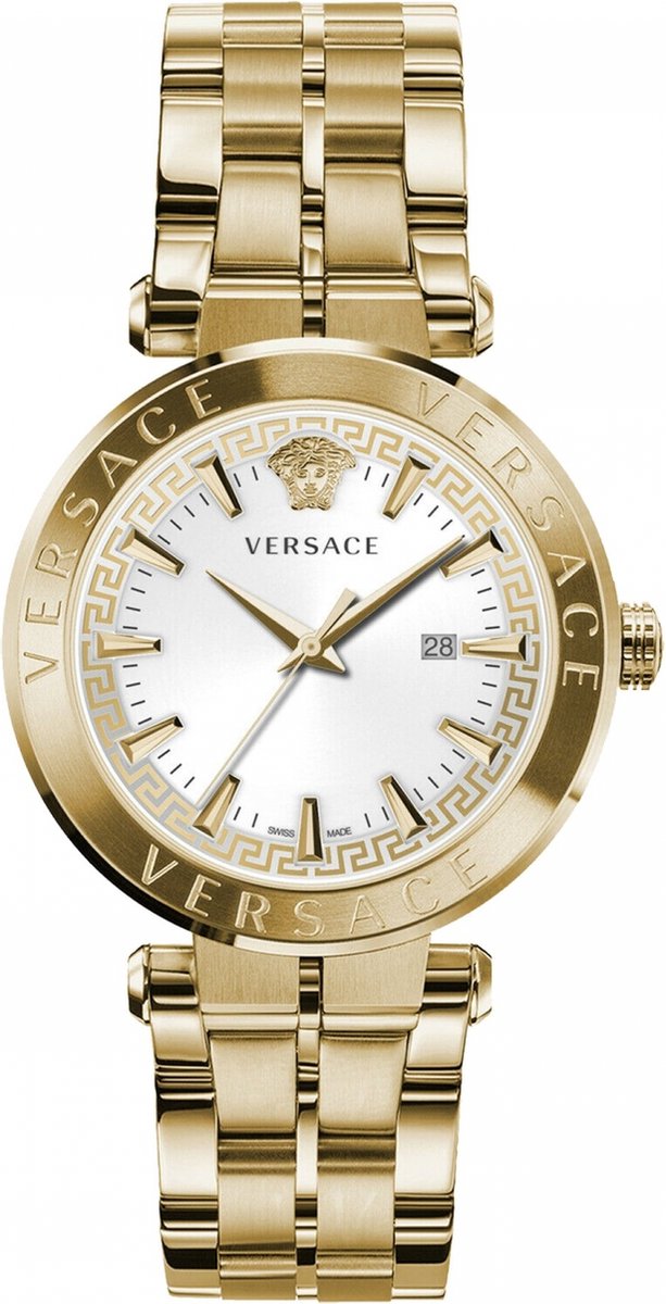 Versace VE2G00521 horloge mannen - Roestvrij Staal - goud