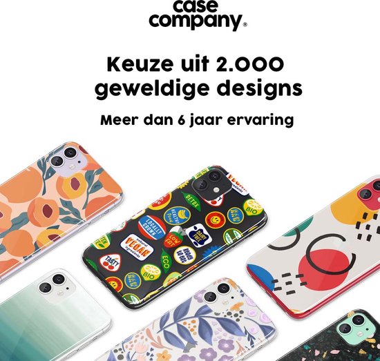 Case Company® - Coque Xiaomi Redmi Note 12 Pro avec cordon - Terrazzo N°23 - Coque de téléphone avec cordon Zwart - Protection sur tous les côtés et sur le bord de l'écran