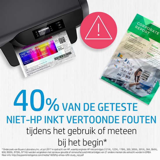 HP Pack de 2 cartouches authentiques d'encre noire/trois couleurs 303