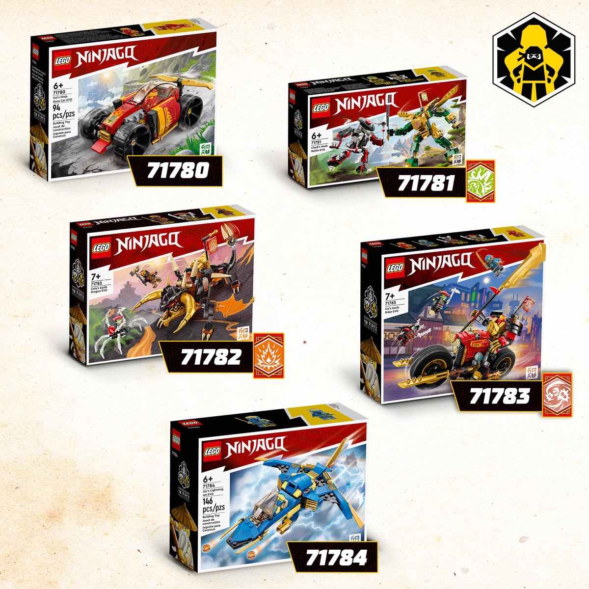 LEGO NINJAGO Kai's Ninja Racewagen EVO  - 71780 — afbeelding 18
