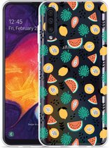Galaxy A50 Hoesje Tropical Fruit - Designed by Cazy