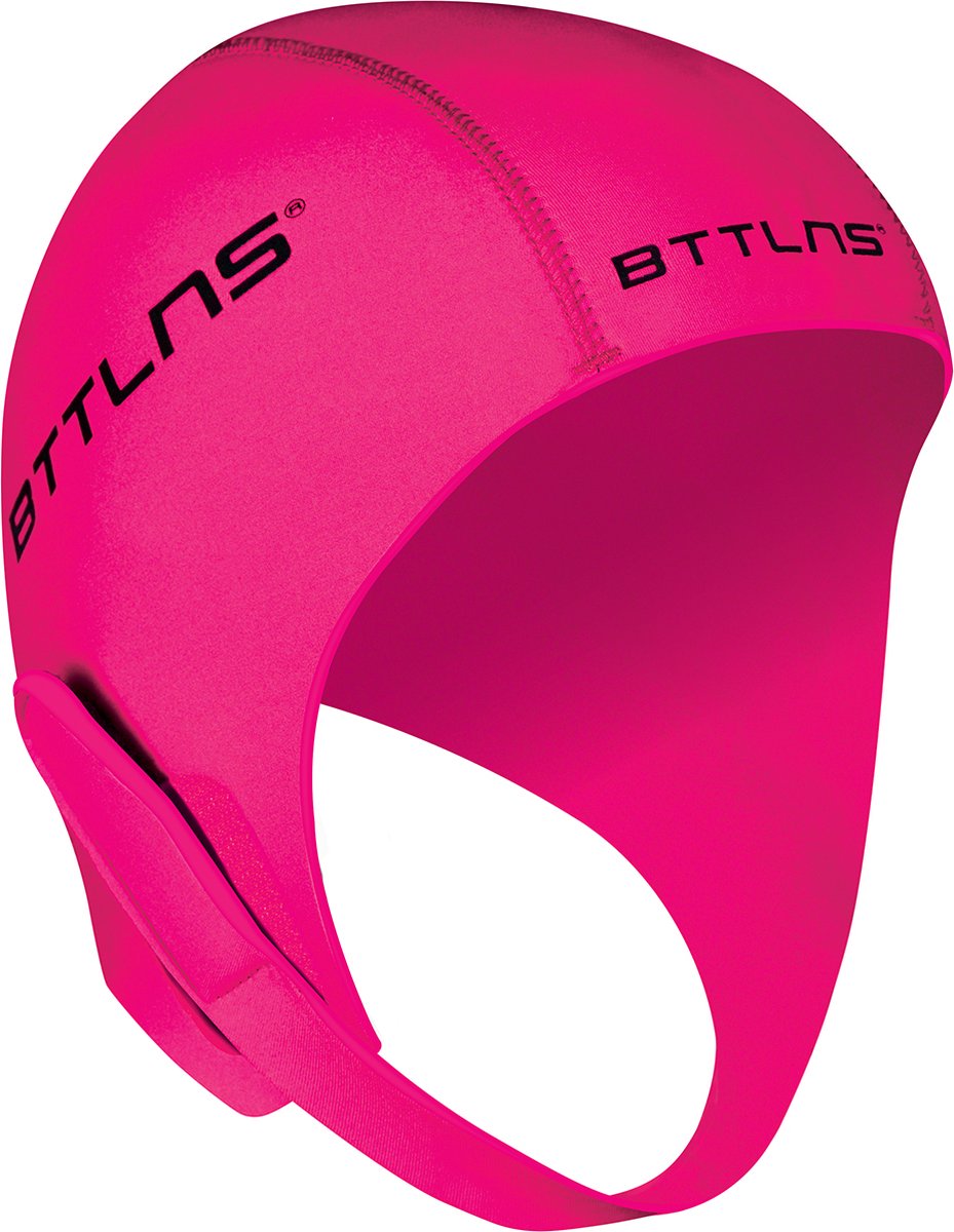 BTTLNS Neopreen badmuts - Badmuts - Swimcap - Bescherming tegen de kou - 3mm neopreen - Velcro sluiting - Geen verstikkend gevoel - Khione 1.0 - Roze