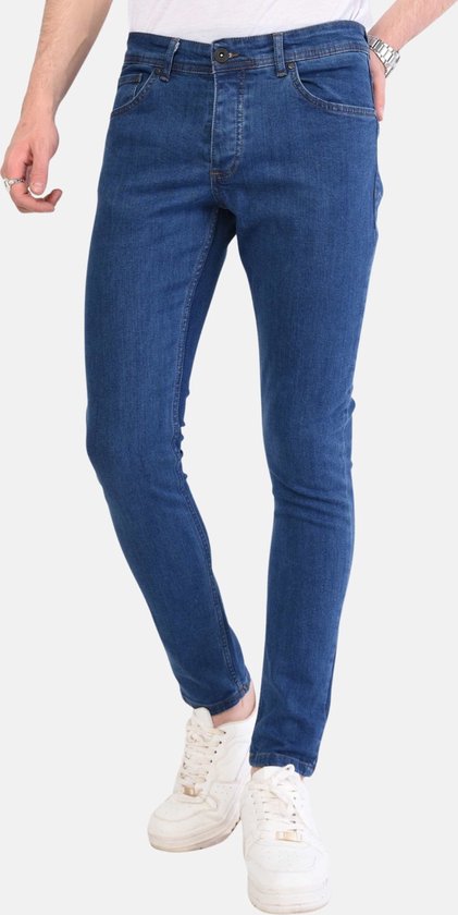 Heren Klassieke Spijkerbroek Slim Fit - DP/S-71 NW - Blauw