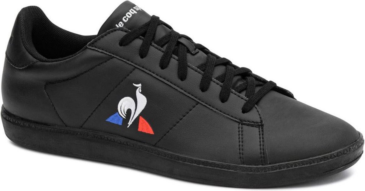 LE COQ SPORTIF Courtset Sneakers Heren - Triple Black - EU 45