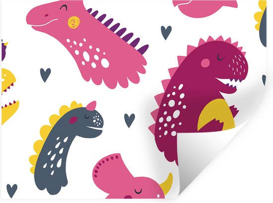 Dino behang kinderkamer | Little Amour | Dino planet - multi | Koester conceptstore