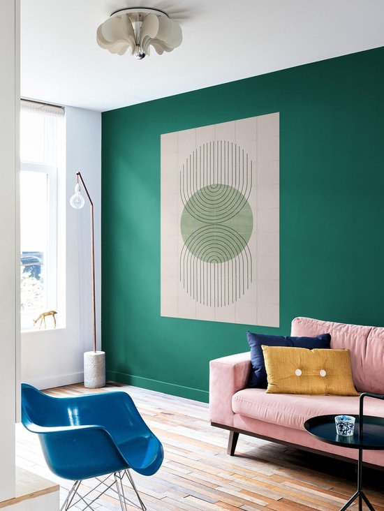 IXXI Perfect Point Green - Décoration murale - Abstrait - 80 x 60 cm