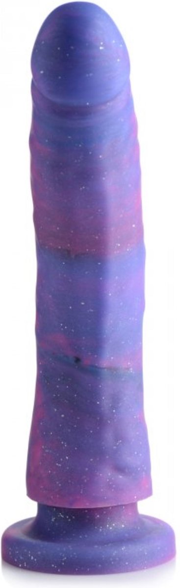 Magic Stick Siliconen Dildo Met Glitters - 20 cm