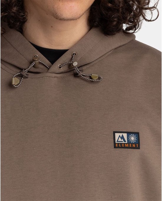ELEMENT Rain Cornell Po Sweat à capuche Homme Chocolate Chip - Taille L