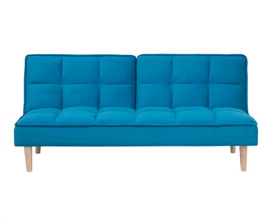 Beliani SILJAN - Canapé-lit - Bleu - Polyester