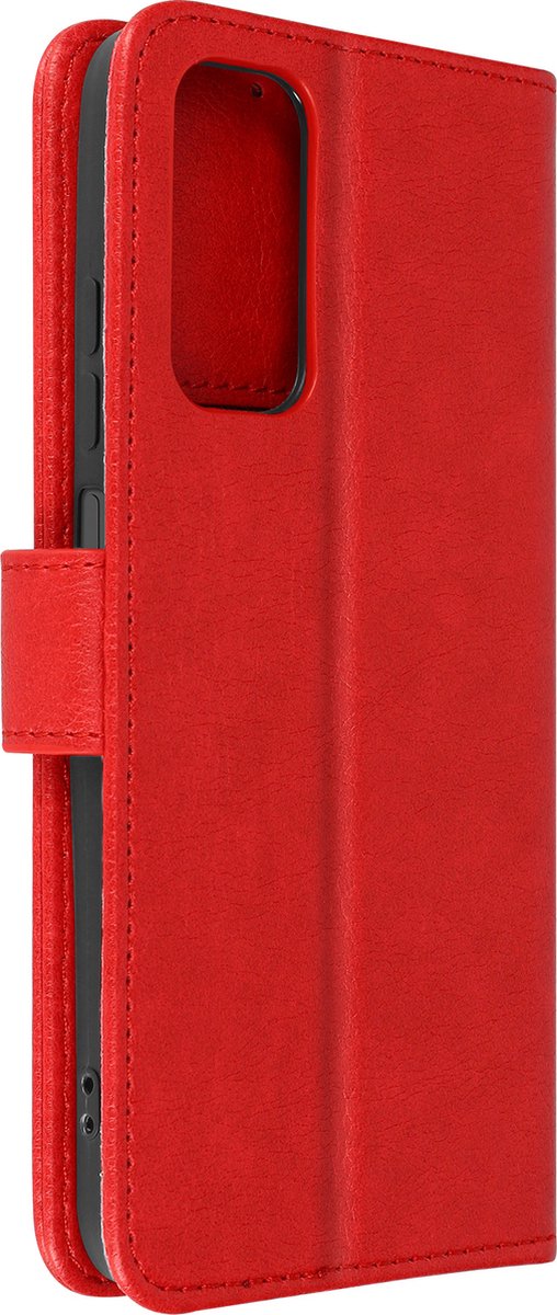 Geschikt voor Xiaomi Redmi Note 11/11s Bookcover Video Support Functie rood