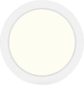 LED Downlight Pro - Opbouw Rond 18W - Natuurlijk Wit 4000K - Mat Wit - Kunststof