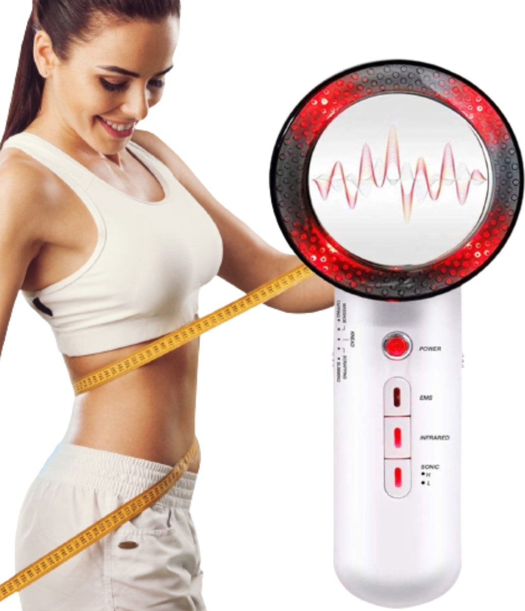 3-in-1 Ultrasone Slimming Machine - Met EMS functie - Anti Cellulitis Apparaat - Vetverbrander afvallen - Cellulite Massage Apparaat - Huidverjongingsapparaat - Cavitatie behandeling