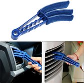 Blauwe Multifunctionele Reiniging Jaloezieën - Borstel Airconditioning Auto Cleaner Sluiter -Thuis Tool Plastic