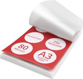 Pochettes à plastifier ACROPAQ A3 - Transparent - 80 microns - 25 pièces