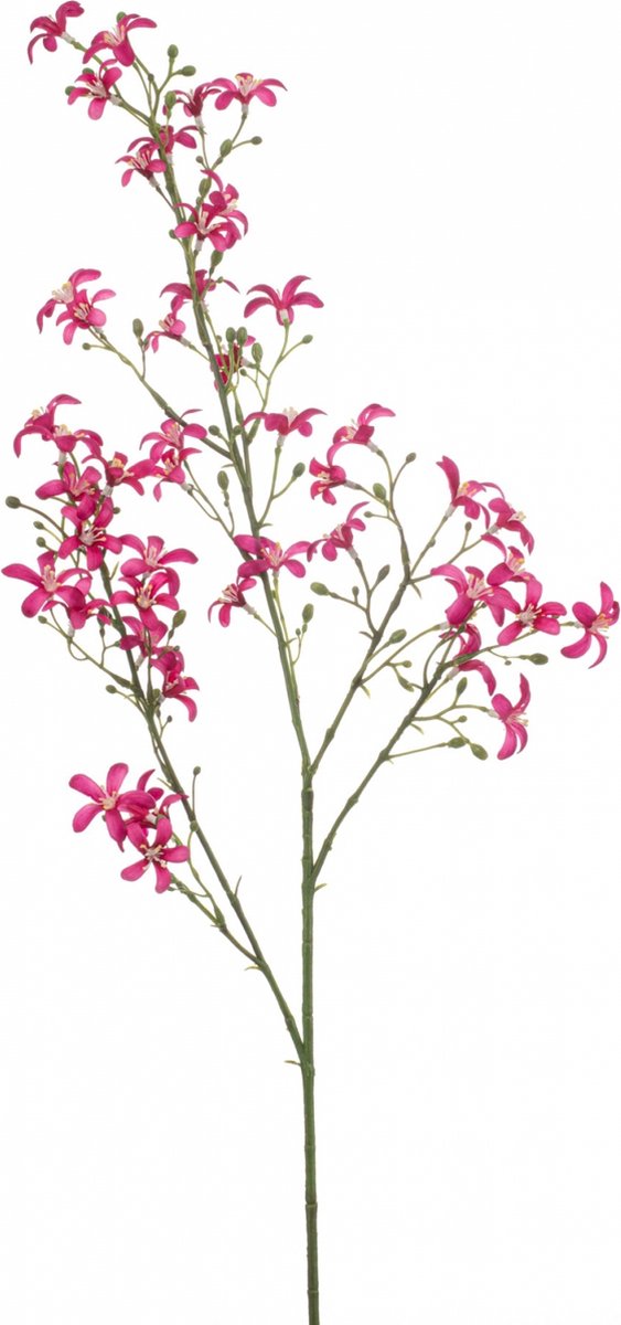 Fleurdirect Kunstbloem Saxifraga - Polyester - Roze - 0 x 93 x 0 cm (BxHxD)