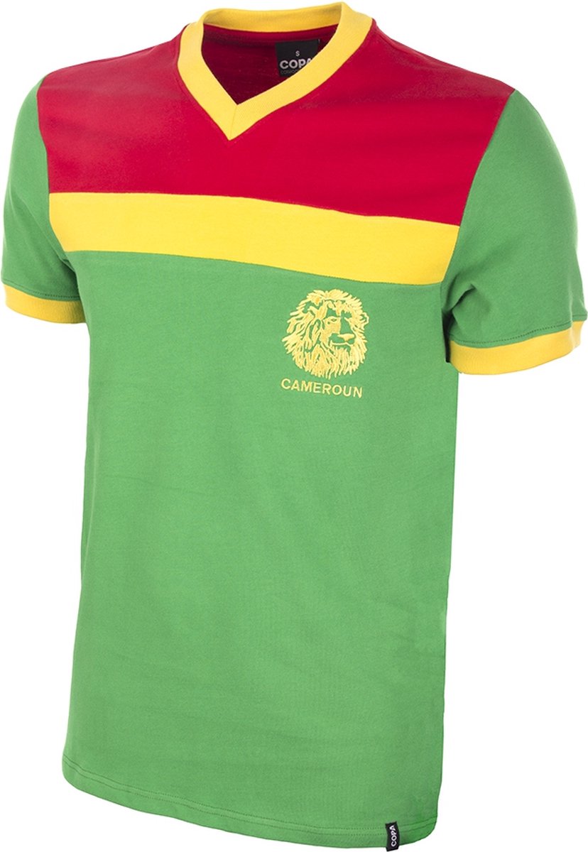 COPA - Kameroen 1989 Retro Voetbalshirt - Heren - Groen - L