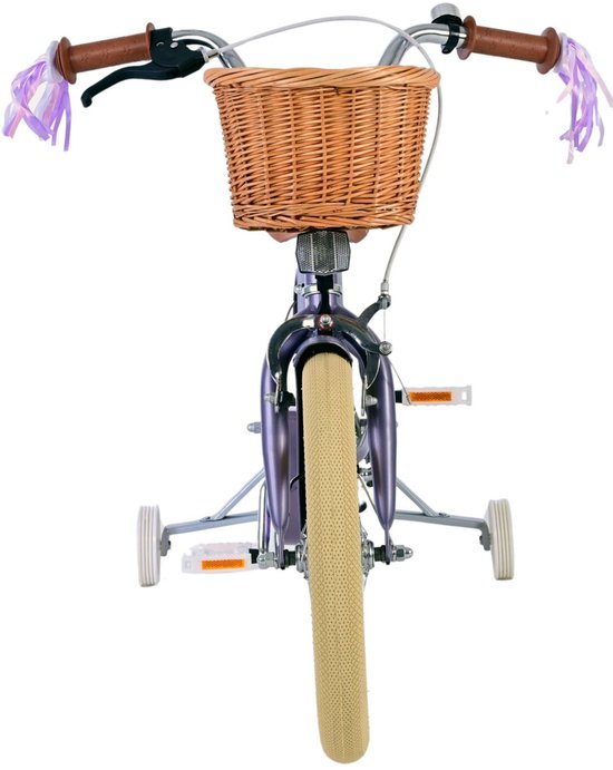 Volare Blossom Kinderfiets - Meisjes - 16 inch - Paars van Volare — afbeelding 4