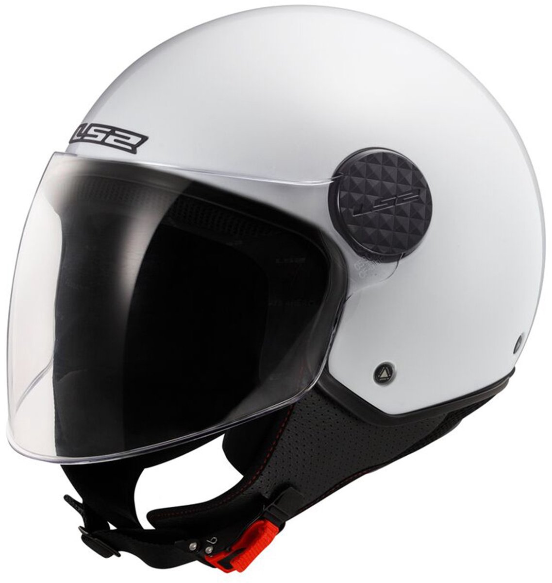 LS2 OF558 Sphere Lux II Solid Gloss White-06 2XL - Maat 2XL - Helm