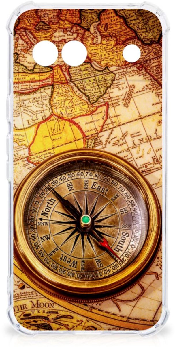 Google Pixel 8A Telefoonhoesje met valbescherming Kompas