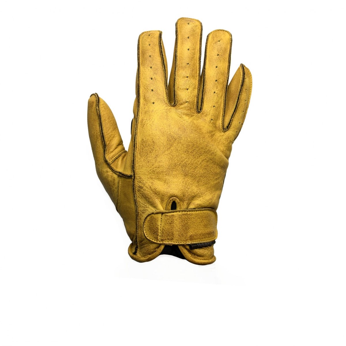 Helstons Hiro Soft Goud Zwart - Handschoen