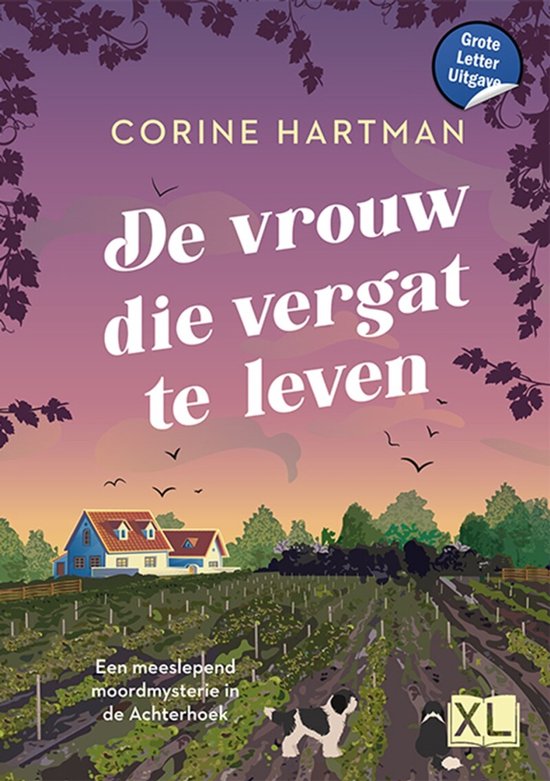 De vrouw die vergat te leven - Grote Letter Uitgave - cover