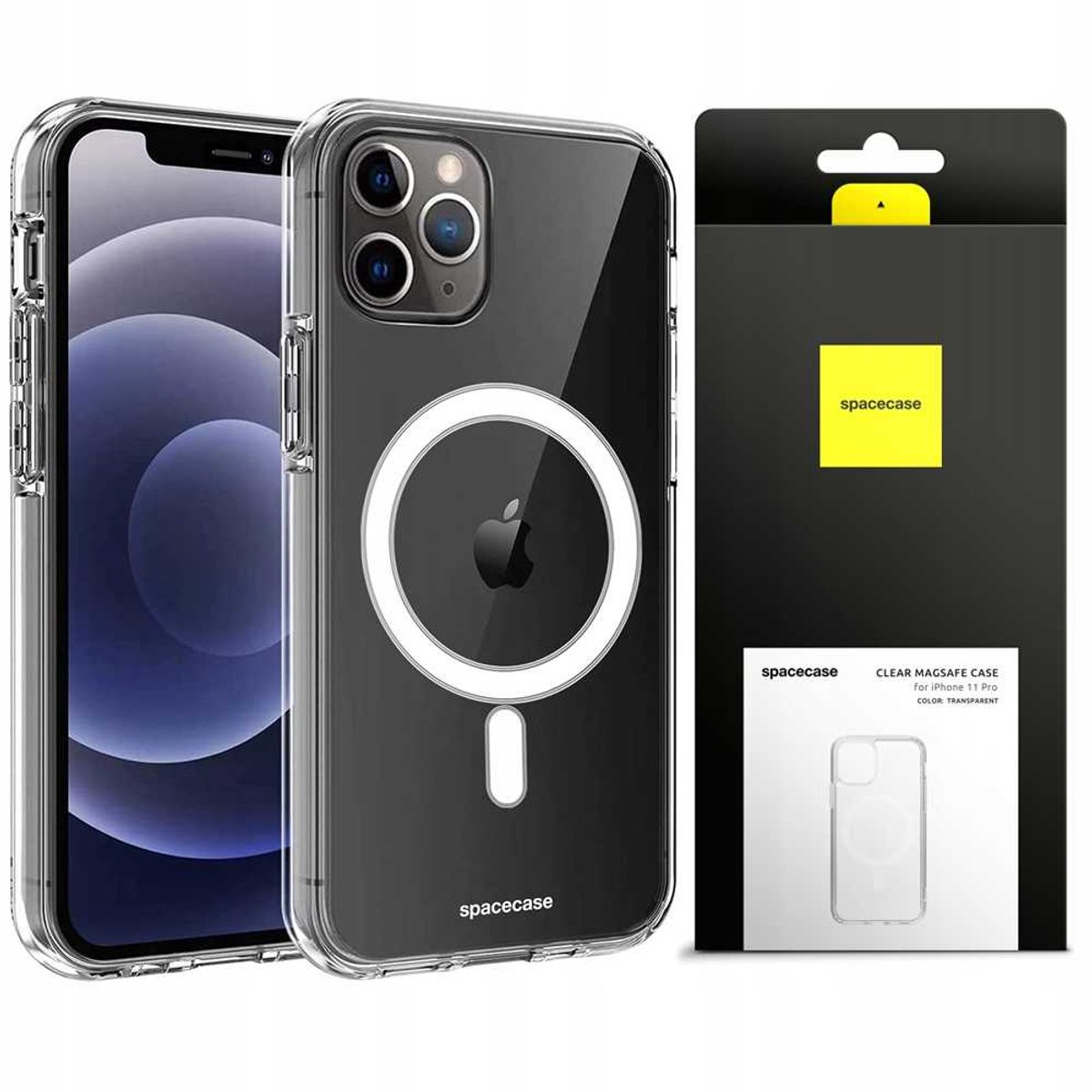 Spacecase Clear Mag Case Voor Iphone 11 Pro Voor Magsafe, Transparant