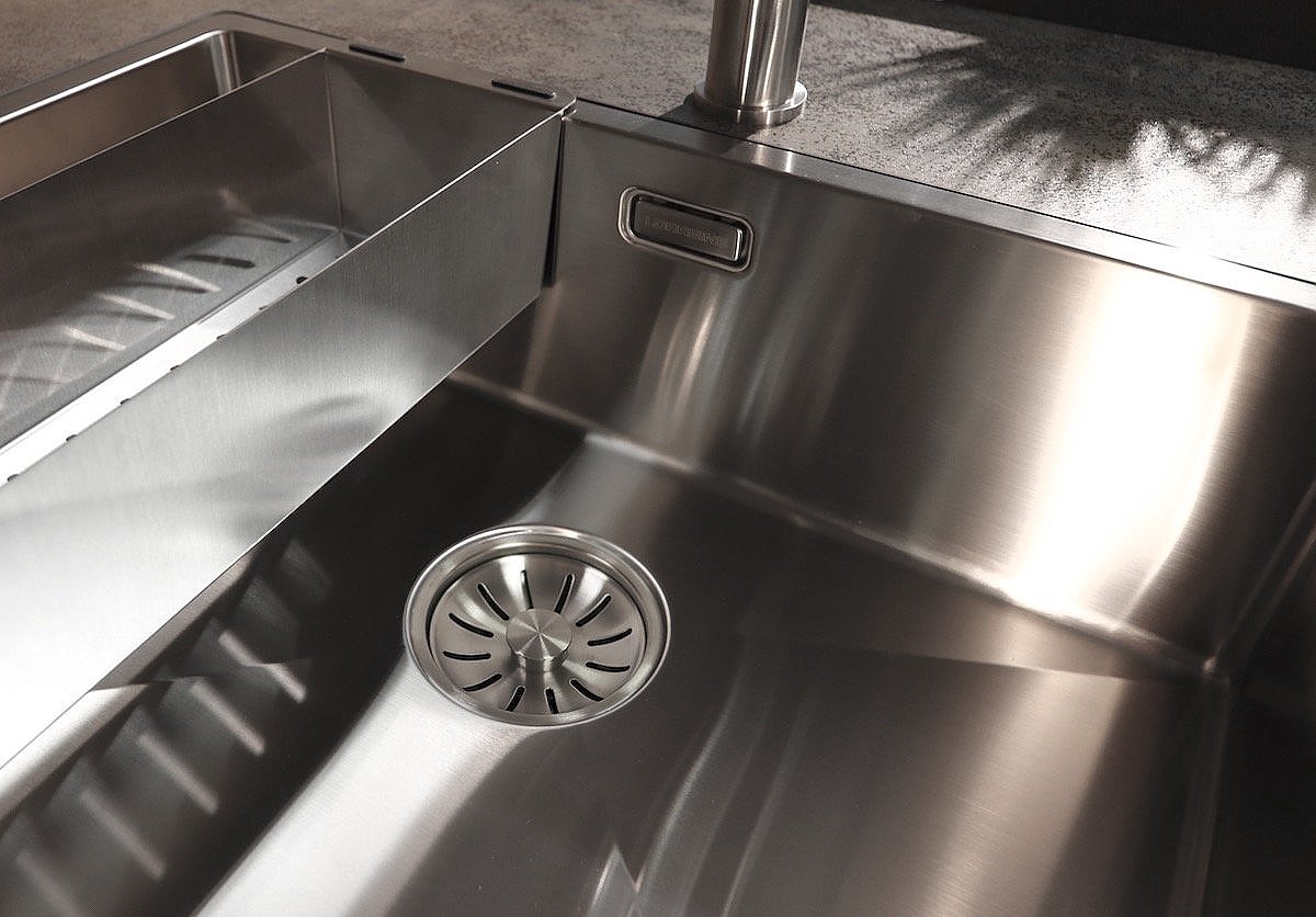 Lorreine 40R Luxe spoelbak RVS