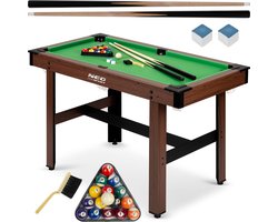 Biljarttafel 122 x 61 x 76 cm NS-807 donkerbruin