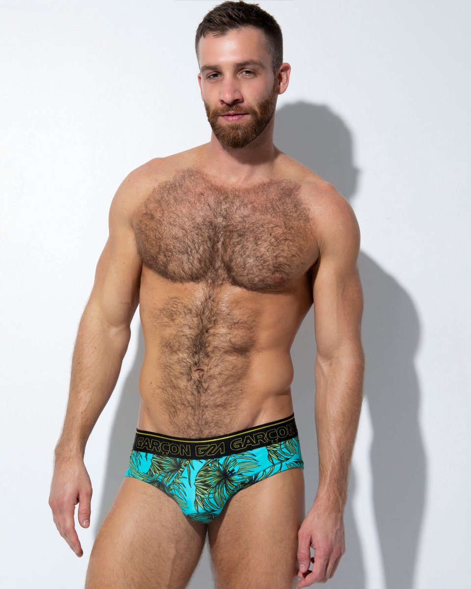 Garçon Palms Brief - MAAT S - Heren Ondergoed - Slip voor Man - Mannen Brief