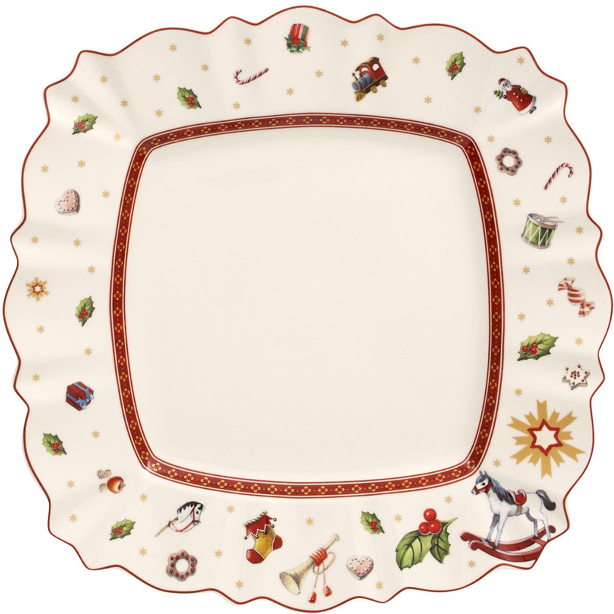 Villeroy & Boch Dinerbord Toy's Delight - Wit - 28 x 28 cm