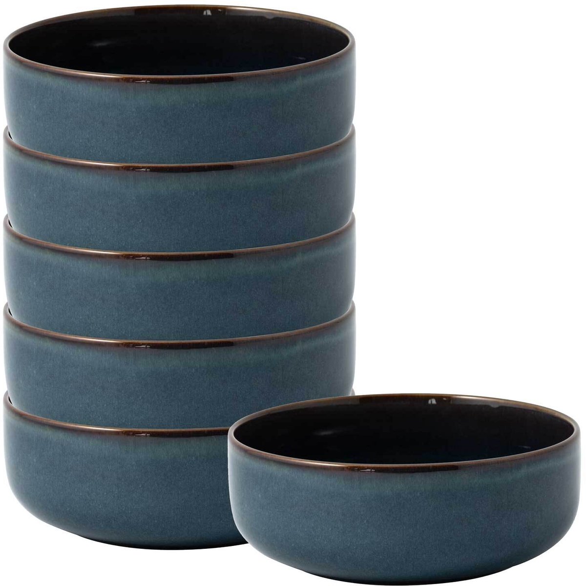 Villeroy & Boch - Crafted Denim Kommen 6 stuks 16cm