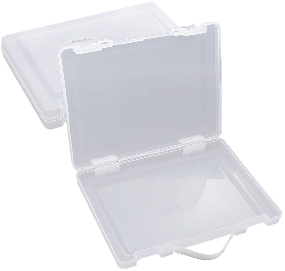 My Ninki ® Transparante Opbergdozen voor Organisatie en Opslag van Diverse Items, Set van 2 Stuks