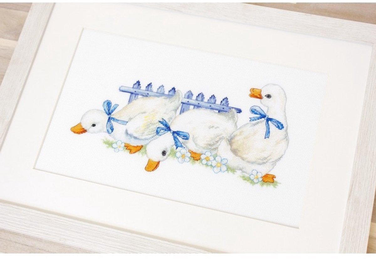 Luca-S set point de croix Fée de Noël, motif de comptage, 19x28,5cm