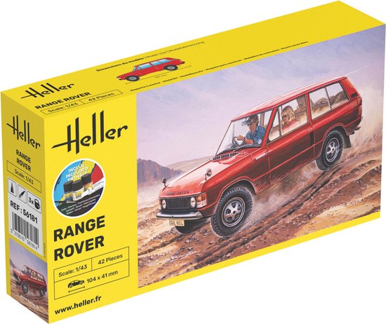 1:43 Heller 56171 Mercedes-Benz R107 450SL - Voiture - Kit de démarrage Kit de
