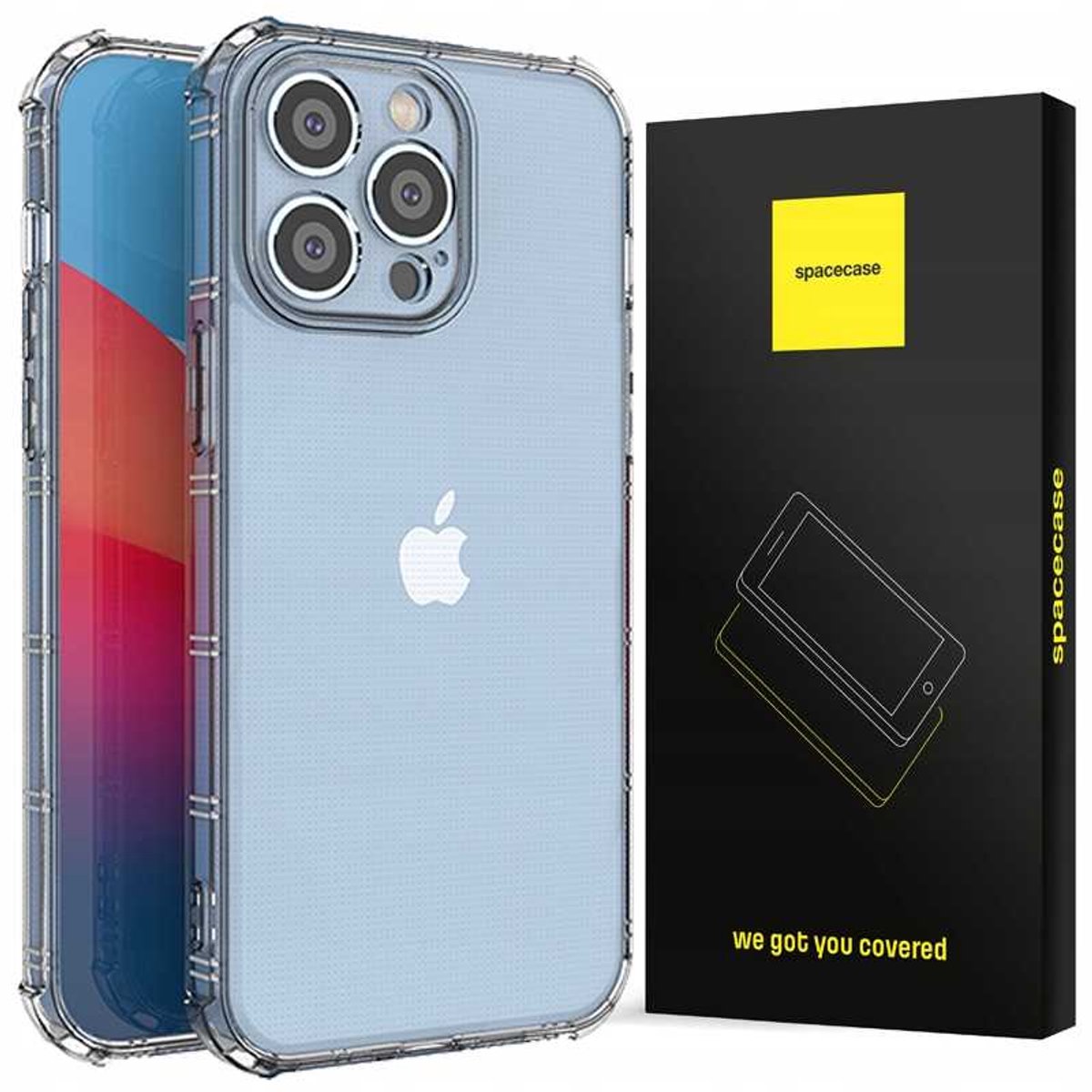 Spacecase Anti-Shock-Hoesje Voor Iphone 14 Pro Max-Hoesje