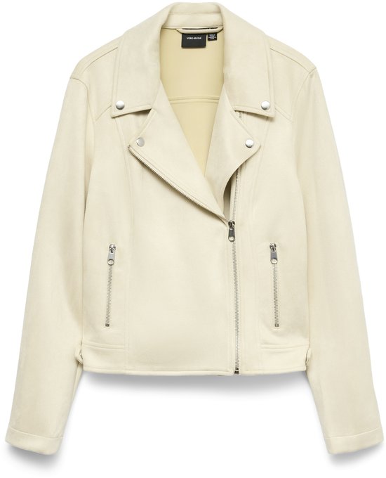 Vero Moda Veste Vmjose Veste courte en faux suède Ga N 10300938 Bouleau Femme Taille - M