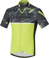 Shimano Fietsshirt Team Performance Heren Geel Maat M