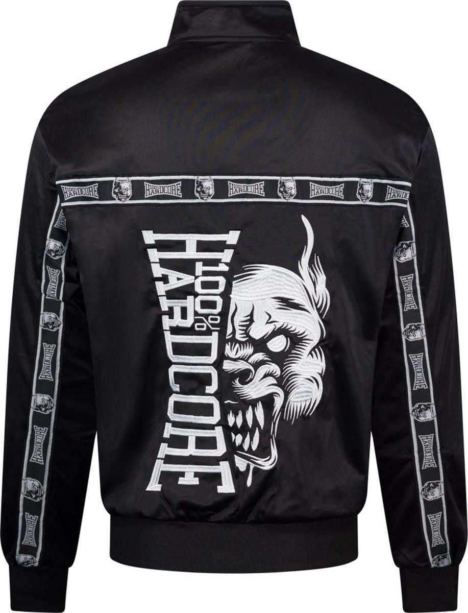 100% Hardcore Trainingsjack Essential Zwart - Maat: XXS