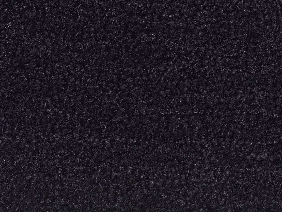 Ikado Kokosmat antraciet op maat 17mm - 200 x 120 cm