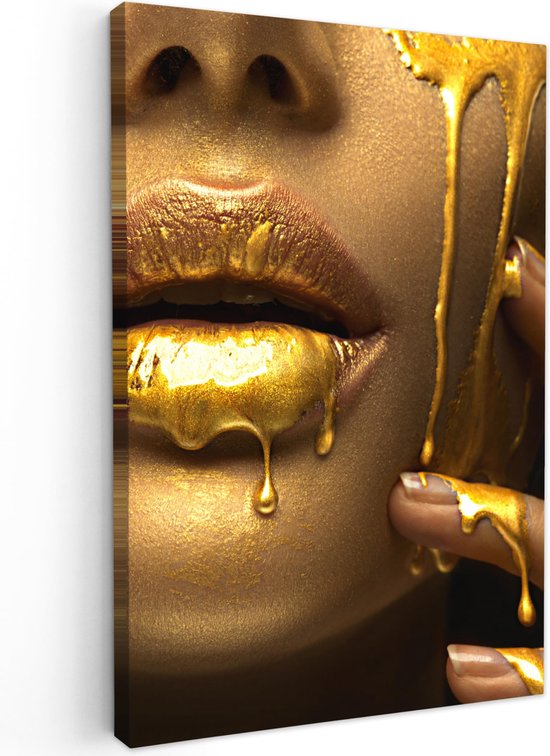 Décoration murale moderne Inovra ® avec des accents dorés pour des intérieurs élégants