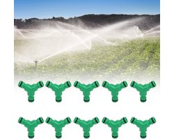 10pcs 3 Way Coupling Water Hose Connector Y-Plug Adapter Coupling for Garden Irrigation - HTML Content (Atyhao) .