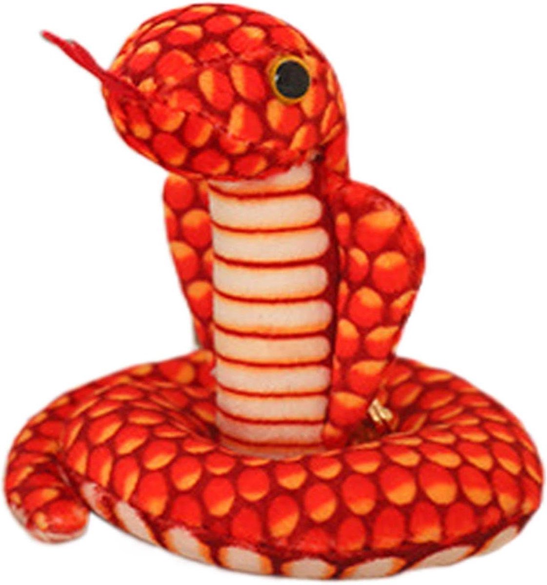 Kleine pluche sleutelhanger - 3,15 inch - Ratelsleutelhanger voor mannen - Cobra Snake Ornament .