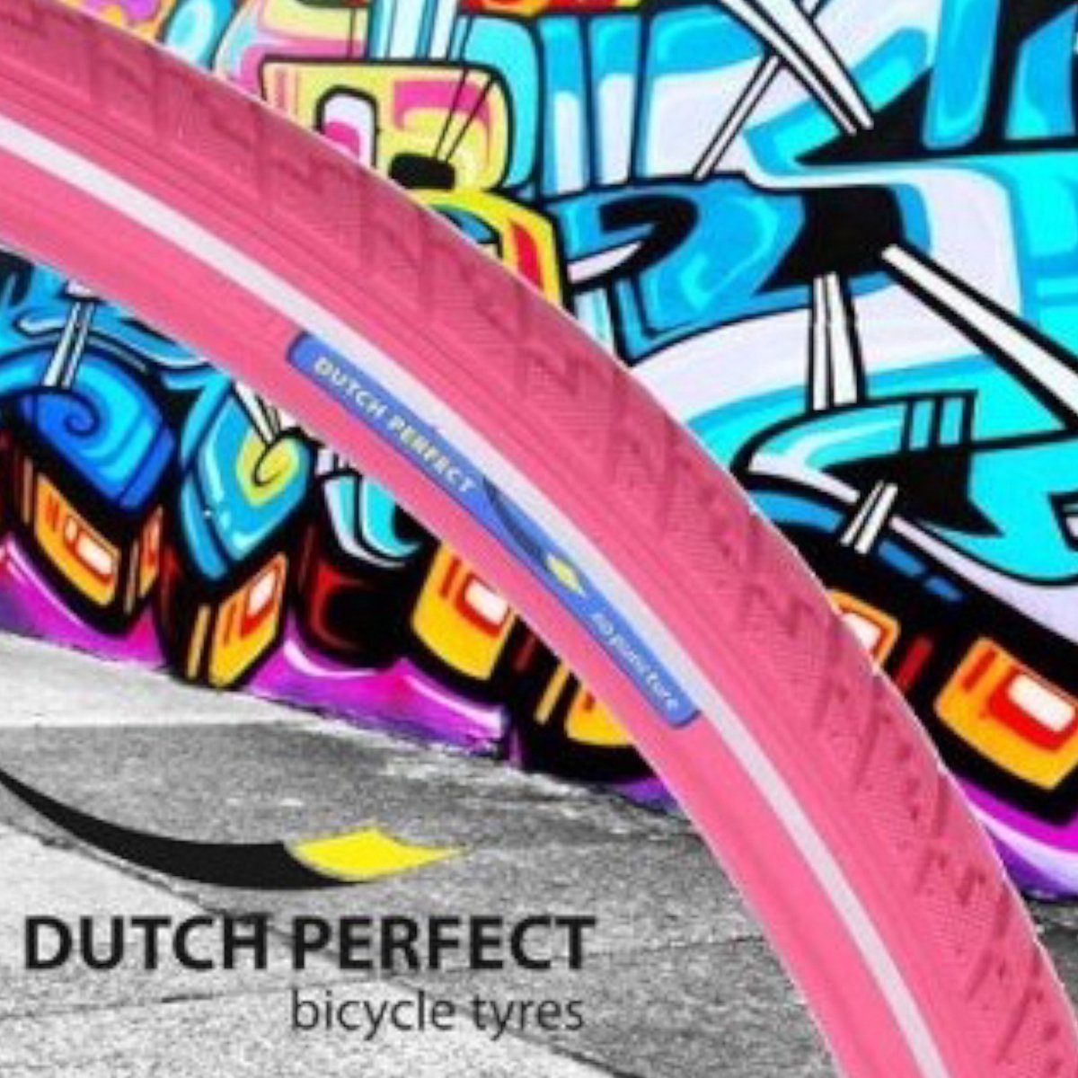 Dutch Perfect Buitenband - 28 x 2.00 - ERTRO 50-622 - Anti-lek - Roze met reflectie