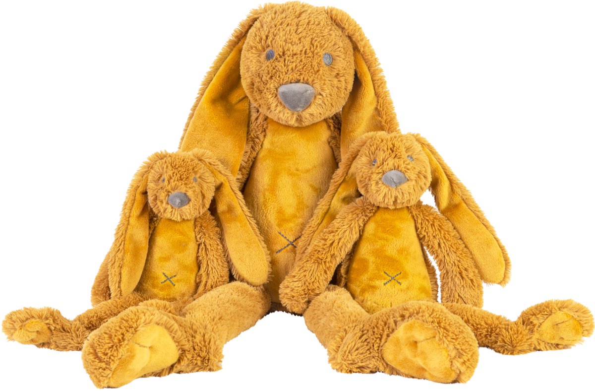 Happy Horse Konijn Richie Knuffel 28cm - Okergeel - Baby knuffel — afbeelding 6