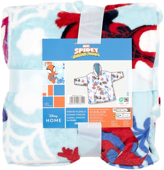 Couverture polaire Spidey Hoodie, Web - Enfant (3 - 6 ans) - Polyester