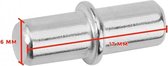 Set van 150 plankdragers, metalen pinnen, 6x17 mm