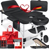 Table De Massage Pliante Portable En Aluminium - 3 Zones - Avec Sac De Transport - Neuf