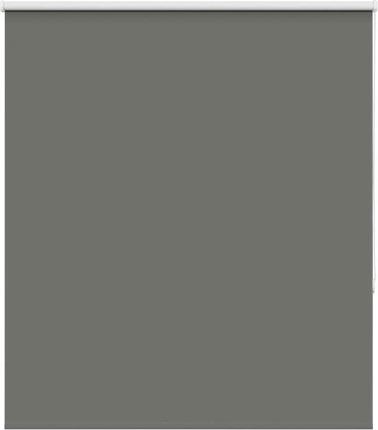 vidaXL - Store enrouleur - occultant - 125x150 - cm - largeur du tissu - 121,6 - cm - gris