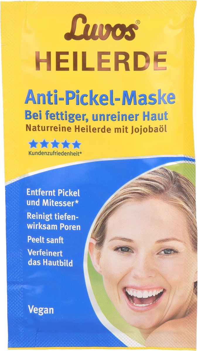 Luvos Heilerde Anti-Puistjes Gezichtsmasker Met Klei